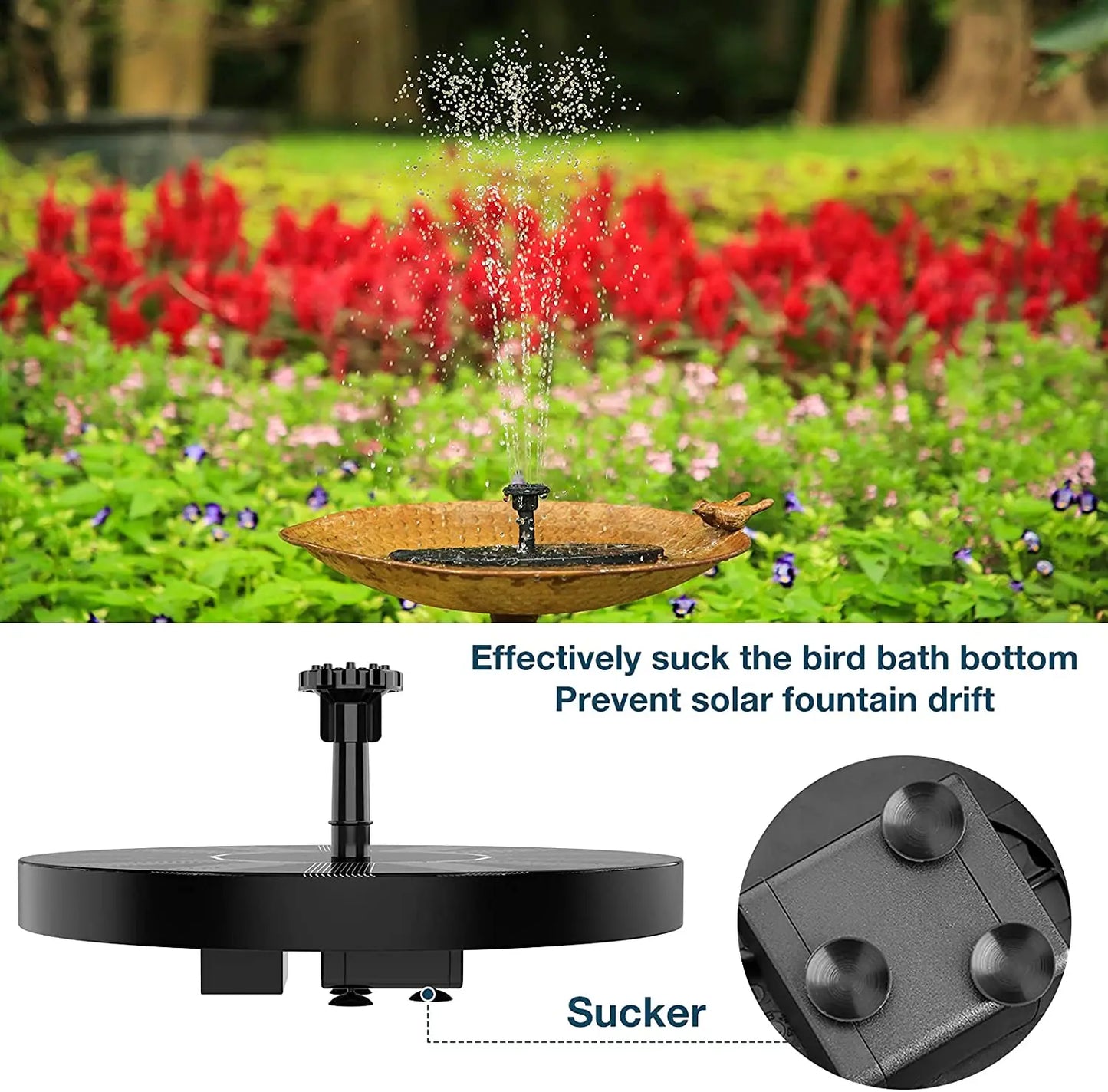 Solar Nature Fountain – Attract Birds Naturally