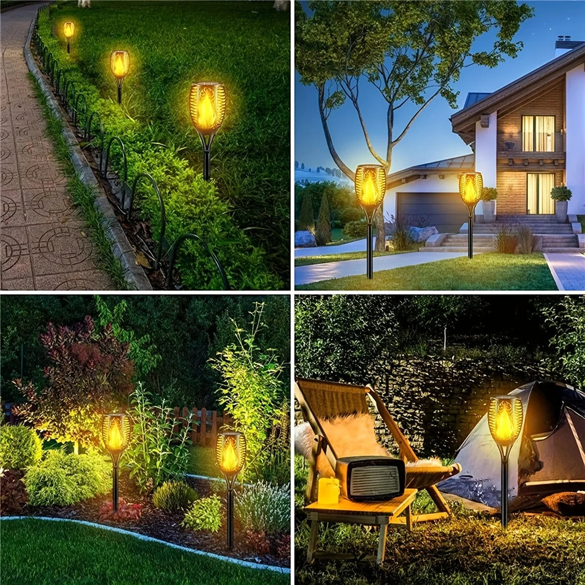 Solar Flame Lamp – Beauty and Functionality for Your Yard and Garden