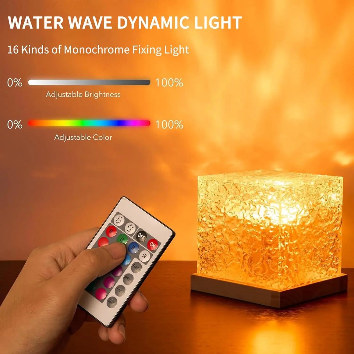 Square Ocean: Light Waves Projection