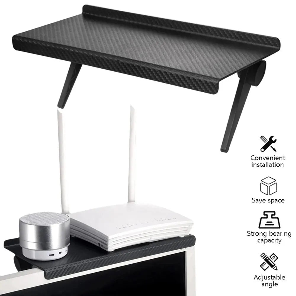Multifunctional Wireless Router and TV Storage Rack – Space-Saving Solution!