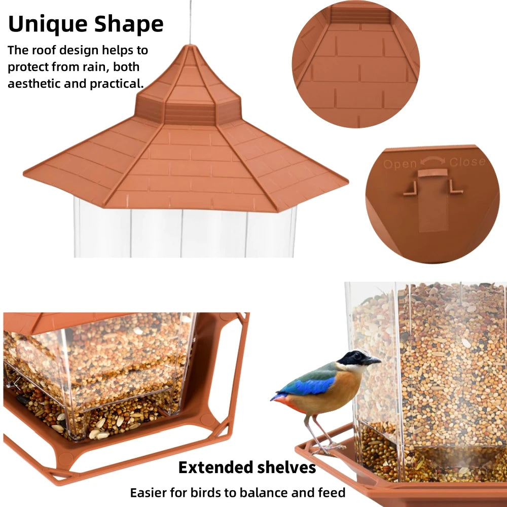 Attract Birds to Your Garden – Shelter, Hanging Feeder