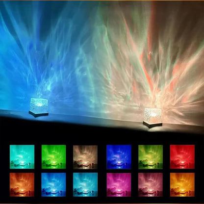 Square Ocean: Light Waves Projection