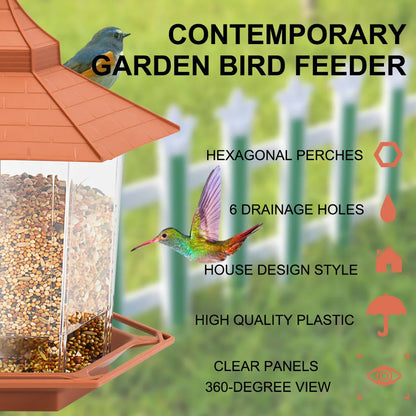Attract Birds to Your Garden – Shelter, Hanging Feeder