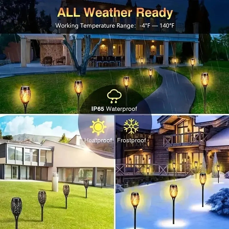 Solar Flame Lamp – Beauty and Functionality for Your Yard and Garden